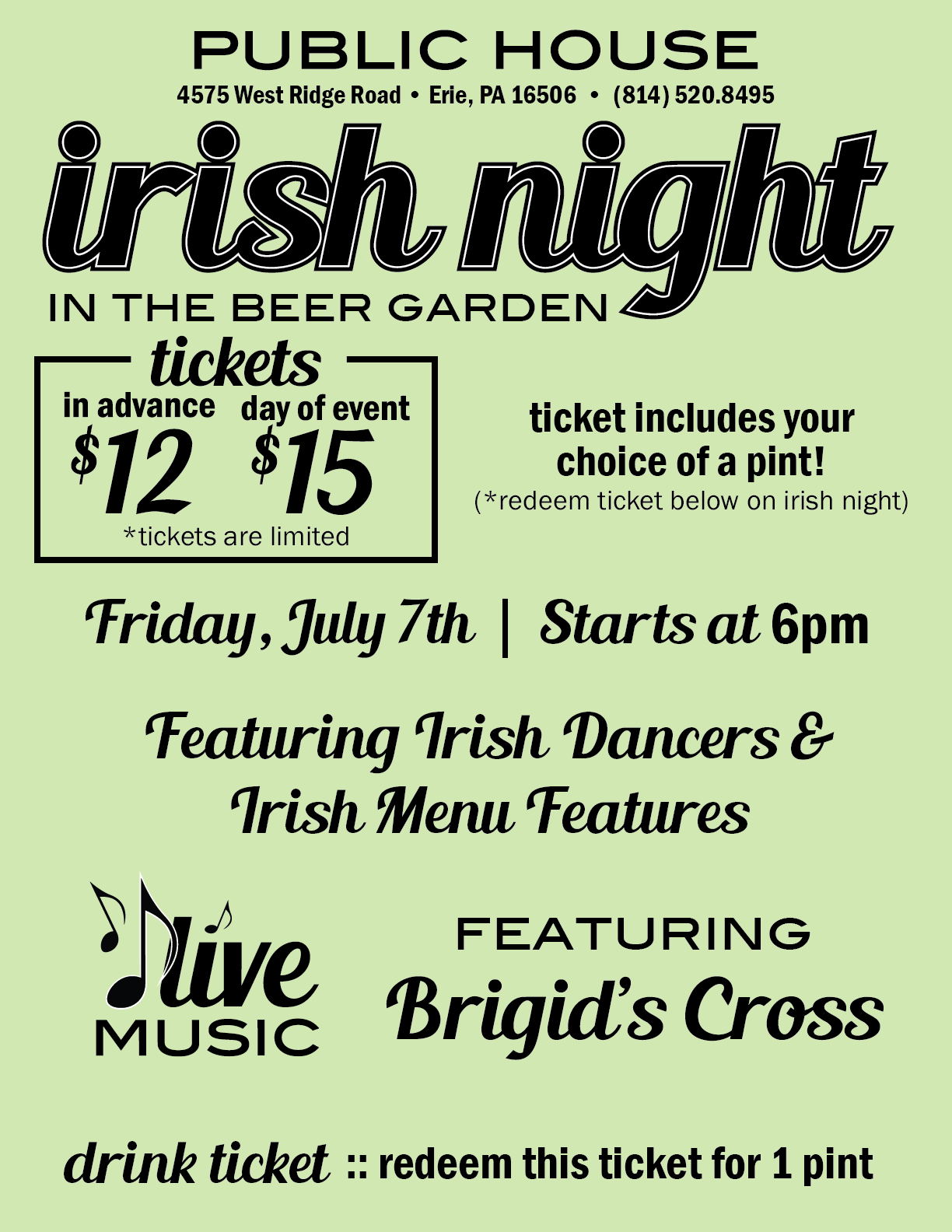PH irish night tickets 2023 web