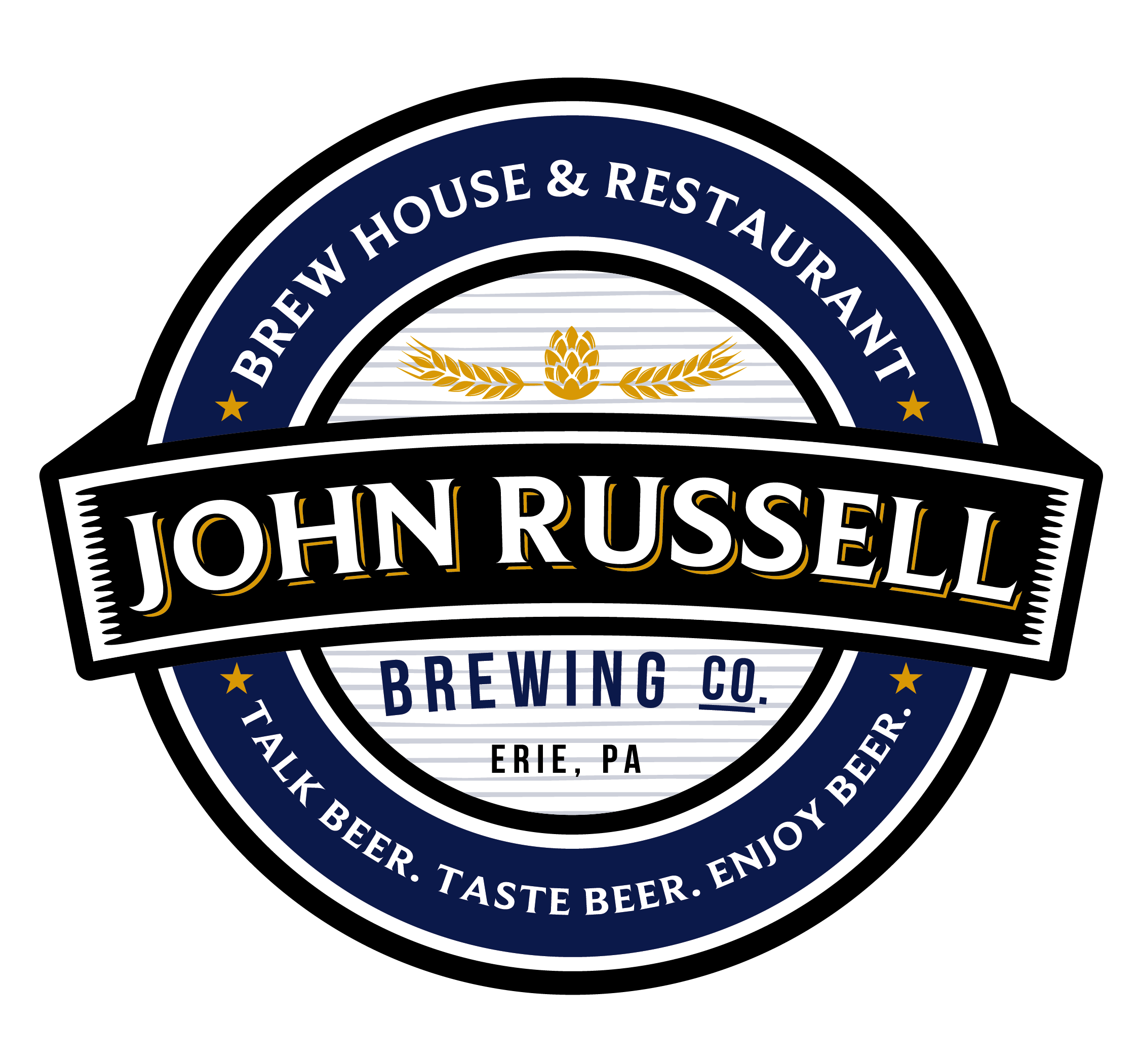 John Russell Brewing Co Brew House Restaurant logo final padding