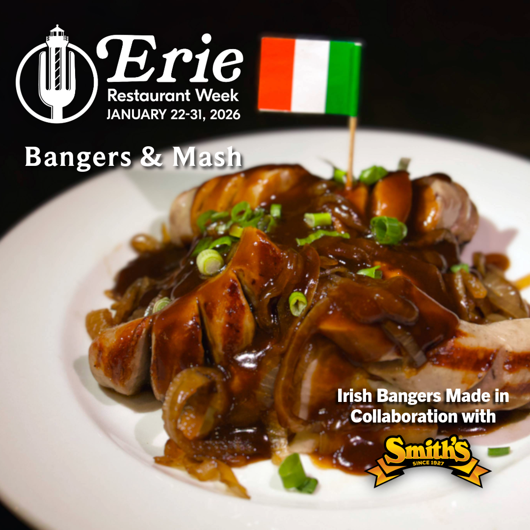 Erie Restaurant Week 2026 PUBS Bangers and Mash